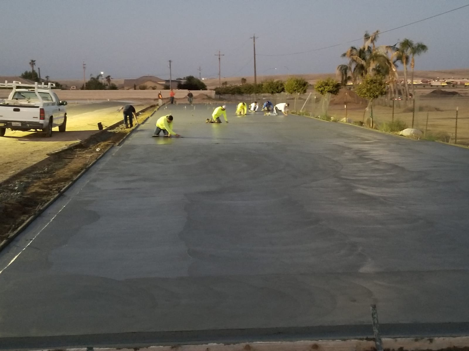 Golden Hour Slab Pour