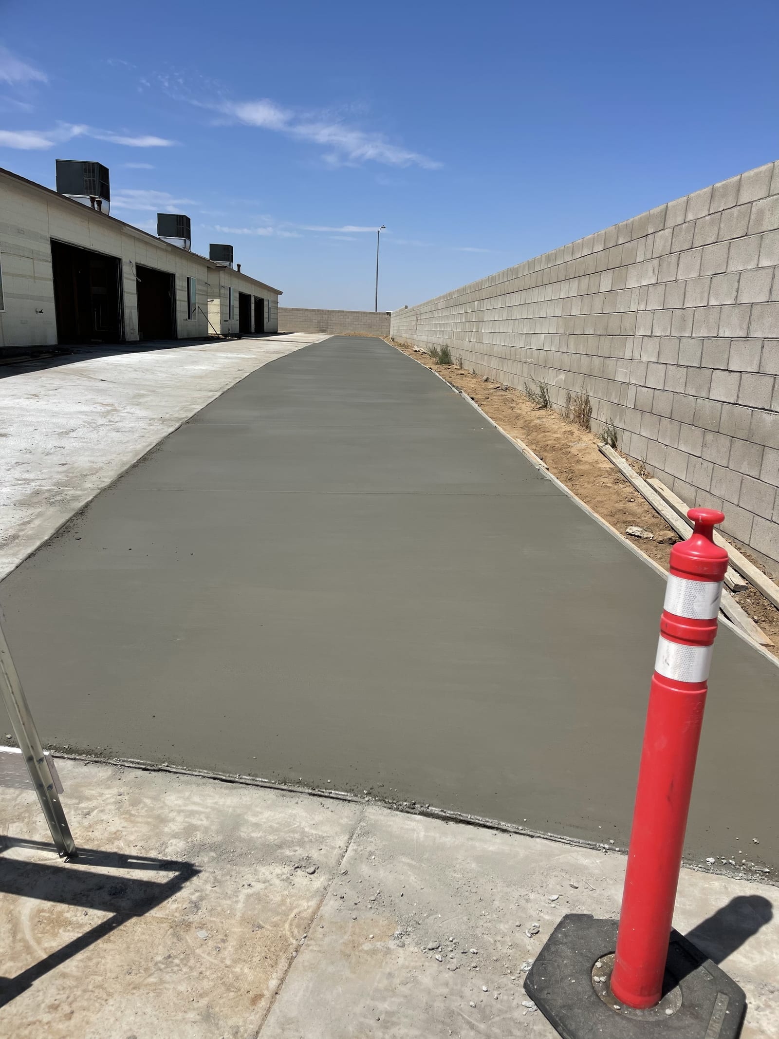 Warehouse Access Lane — commercial concrete work by James Z. Concrete & Construction
