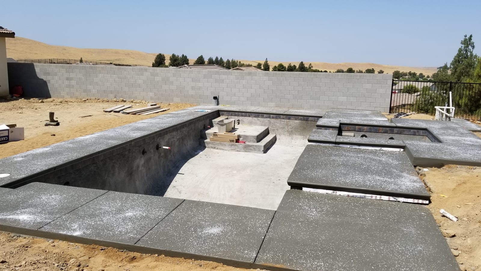 Pool Deck Prep — pool deck concrete work by James Z. Concrete & Construction