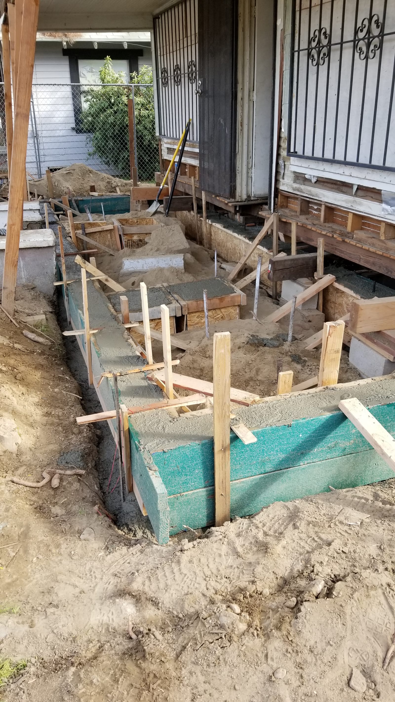 Footing Form Work — foundation concrete work by James Z. Concrete & Construction