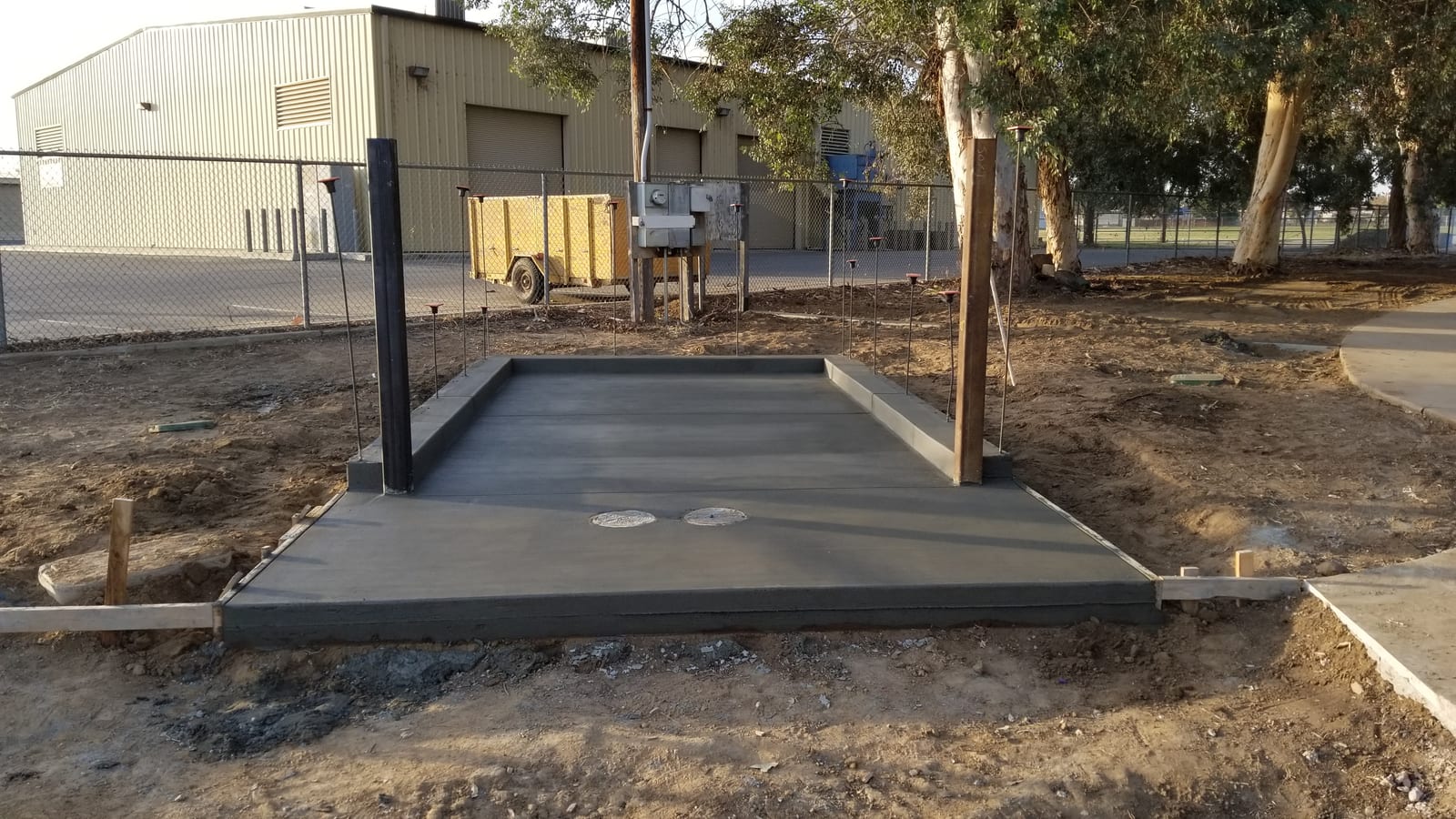 RV Pad Slab — flatwork concrete work by James Z. Concrete & Construction